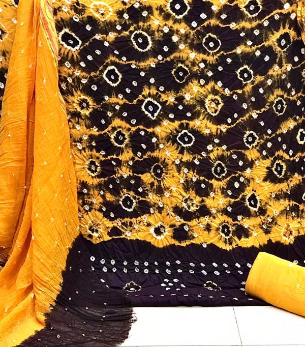 TCVT Shibori Bandhani Suits Dress Material Collection